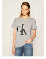 Bluzka T-Shirt Crew Neck 000QS6436E Szary Regular Fit - modivo.pl Calvin Klein Underwear