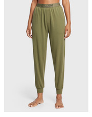 Spodnie Spodnie dresowe 000QS6802E Zielony Regular Fit - modivo.pl Calvin Klein Underwear