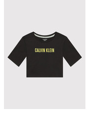 Piżama dziecięca Koszulka piżamowa G80G800496 Czarny Regular Fit - modivo.pl Calvin Klein Underwear