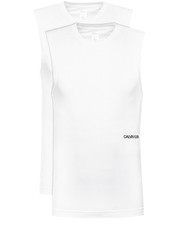 Top damski Komplet 2 topów 000QS6199E Biały Regular Fit - modivo.pl Calvin Klein Underwear