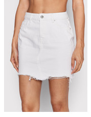 Spódnica mini Spódnica jeansowa Sky 15170554 Biały Regular Fit - modivo.pl Only