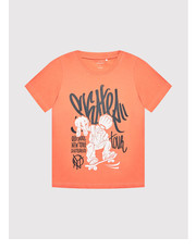 Bluzka T-Shirt 13200106 Pomarańczowy Regular Fit - modivo.pl Name It