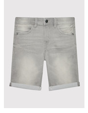 Spodnie Szorty jeansowe 13150022 Szary Slim Fit - modivo.pl Name It