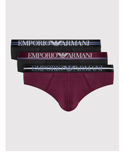 Bielizna męska Komplet 3 par slipów 111734 2F723 18921 Czarny - modivo.pl Emporio Armani Underwear
