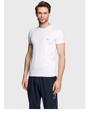 T-shirt - koszulka męska T-Shirt 111035 2F512 00010 Biały Regular Fit - modivo.pl Emporio Armani Underwear