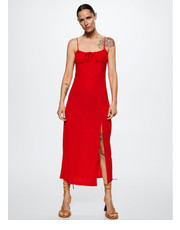 Sukienka Sukienka codzienna Suriname 37030456 Czerwony Regular Fit - modivo.pl Mango