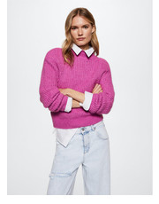 Sweter Sweter Abril 37949092 Różowy Regular Fit - modivo.pl Mango