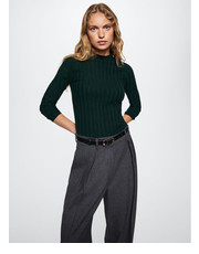 Sweter Sweter Flurry 37085816 Zielony Slim Fit - modivo.pl Mango