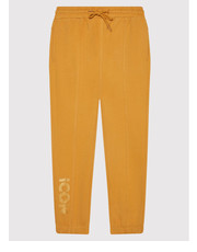 Spodnie Spodnie dresowe ZC1120102EVG Żółty Regular Fit - modivo.pl Coccodrillo
