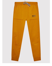 Spodnie Spodnie dresowe ZC1120111EVB Pomarańczowy Regular Fit - modivo.pl Coccodrillo