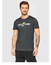 T-shirt - koszulka męska Jack&Jones T-Shirt Connor 12205428 Szary Regular Fit - modivo.pl Jack & Jones
