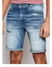 Krótkie spodenki męskie Jack&Jones Szorty jeansowe Rick 12171883 Niebieski Regular Fit - modivo.pl Jack & Jones