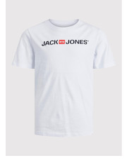 Bluzka Jack&Jones Junior T-Shirt Corp 12212865 Biały Regular Fit - modivo.pl Jack & Jones