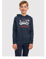 Bluza Jack&Jones Junior Bluza Logo 12212287 Granatowy Regular Fit - modivo.pl Jack & Jones