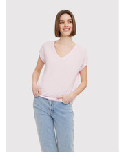 Bluzka T-Shirt Ava 10231343 Różowy Regular Fit - modivo.pl Vero Moda