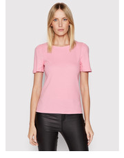 Bluzka T-Shirt Natasha 10264993 Różowy Regular Fit - modivo.pl Vero Moda