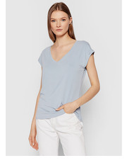 Bluzka T-Shirt Filli 10246928 Niebieski Regular Fit - modivo.pl Vero Moda