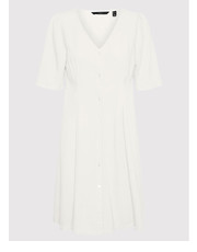 Sukienka Sukienka koszulowa Jesmilo 10260355 Biały Regular Fit - modivo.pl Vero Moda