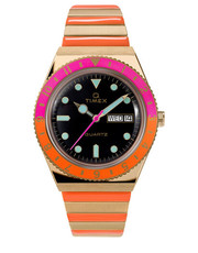 Zegarek damski Zegarek Q Reissue Malibu TW2U81600 Pomarańczowy - modivo.pl Timex
