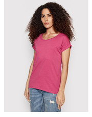 Bluzka T-Shirt Dreamers 14025668 Różowy Regular Fit - modivo.pl Vila