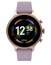 Zegarek damski Smartwatch Gen 6 FTW6080 Fioletowy - modivo.pl Fossil