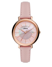 Zegarek damski Zegarek Jacqueline Solar ES5092 Różowy - modivo.pl Fossil