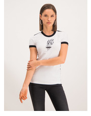 Bluzka T-Shirt T-Supery-H 00SZBX 0NAVQ Biały Slim Fit - modivo.pl Diesel