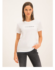 Bluzka T-Shirt T-Sily-Wr 00SWP5 0HERA Biały Slim Fit - modivo.pl Diesel