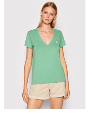 Bluzka T-Shirt 211847077011 Zielony Regular Fit - modivo.pl Polo Ralph Lauren