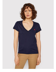 Bluzka T-Shirt 211847077005 Granatowy Regular Fit - modivo.pl Polo Ralph Lauren