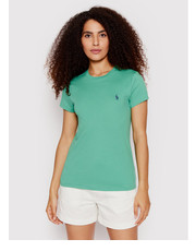 Bluzka T-Shirt 211847073021 Zielony Regular Fit - modivo.pl Polo Ralph Lauren