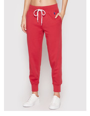 Spodnie Spodnie dresowe 211780215023 Czerwony Regular Fit - modivo.pl Polo Ralph Lauren