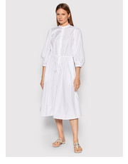 Sukienka Sukienka koszulowa 211864032001 Biały Regular Fit - modivo.pl Polo Ralph Lauren