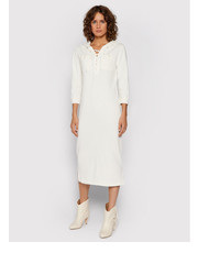 Sukienka Sukienka dzianinowa Lsl 211843243001 Biały Regular Fit - modivo.pl Polo Ralph Lauren
