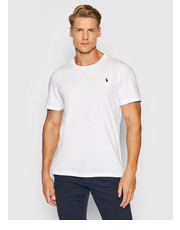 T-shirt - koszulka męska T-Shirt Sle 714844756004 Biały Regular Fit - modivo.pl Polo Ralph Lauren