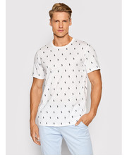T-shirt - koszulka męska T-Shirt Crw 714830281007 Biały Regular Fit - modivo.pl Polo Ralph Lauren