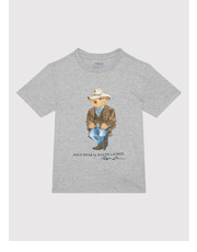 Bluzka T-Shirt 323858884001 Szary Regular Fit - modivo.pl Polo Ralph Lauren