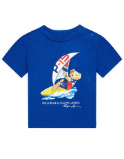 Bluzka T-Shirt 320838249002 Niebieski Regular Fit - modivo.pl Polo Ralph Lauren