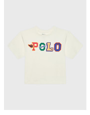Bluzka T-Shirt 313877883001 Biały Regular Fit - modivo.pl Polo Ralph Lauren