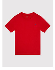 Bluzka T-Shirt 322832904038 Czerwony Regular Fit - modivo.pl Polo Ralph Lauren