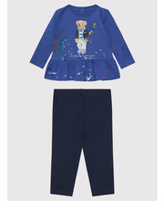 Bluzka Komplet bluzka i legginsy 310868486001 Granatowy Regular Fit - modivo.pl Polo Ralph Lauren