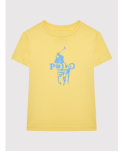 Bluzka T-Shirt 321870939003 Żółty Regular Fit - modivo.pl Polo Ralph Lauren