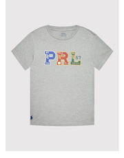Bluzka T-Shirt 323883316001 Szary Regular Fit - modivo.pl Polo Ralph Lauren