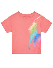 Bluzka T-Shirt 313841390001 Różowy Regular Fit - modivo.pl Polo Ralph Lauren