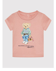 Bluzka T-Shirt 310875408002 Różowy Regular Fit - modivo.pl Polo Ralph Lauren