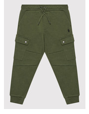 Spodnie Spodnie dresowe 322836603005 Zielony Regular Fit - modivo.pl Polo Ralph Lauren
