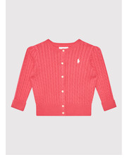 Sweter Kardigan 312543047034 Różowy Regular Fit - modivo.pl Polo Ralph Lauren