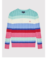 Sweter Sweter 313857613001 Kolorowy Regular Fit - modivo.pl Polo Ralph Lauren