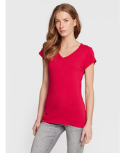 Bluzka T-Shirt Eyben Stripe D21314-4107-D305 Różowy Slim Fit - modivo.pl G-Star Raw