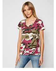 Bluzka T-Shirt Allover Camo Print D19231-C721-C374 Kolorowy Regular Fit - modivo.pl G-Star Raw